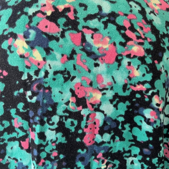 Merona XXL knit cardigan. Button down, long sleeves. Crew neck. Abstract print - Picture 5 of 6